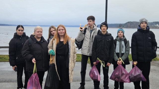 Первый зимний субботник