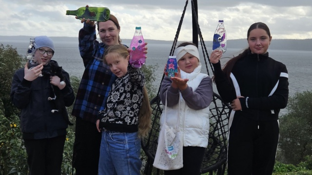 Пробный мастер-класс по переработке стекла